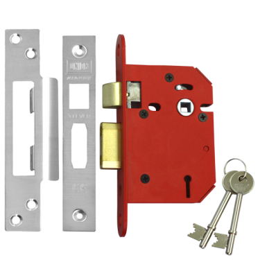 Click Here To Enlarge This Photo Of L19753 - UNION J2203 StrongBOLT 3 Lever Sashlock 75mm Stainless Steel Keyed to Differ