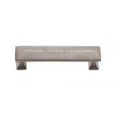 C2231 96-SC Heritage Brass Cabinet Pull Pyramid Design 96mm ctc Satin Chrome Finish