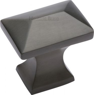 Click Here To Enlarge This Photo Of C2232-MB Heritage Brass Cabinet Knob Pyramid Design 35mm Matt Bronze Finish