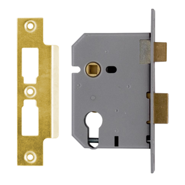 Click Here To Enlarge This Photo Of L5100 - UNION L2249 Euro Sashcase 64mm Polished Brass