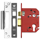 L19777 - UNION JL22EUS StrongBOLT Euro Sashcase 75mm Stainless Steel