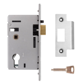 L5101 - UNION L2349 Euro Nightlatch Case 77mm Satin Chrome