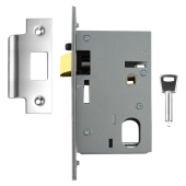 L737 - UNION L2341 Oval Nightlatch Case 77mm Satin Chrome