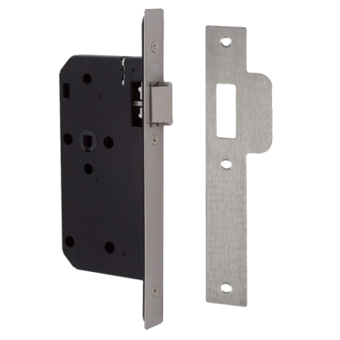 Click Here To Enlarge This Photo Of L14603 - UNION J2C23 DIN Mortice Latch 83mm Stainless Steel Square
