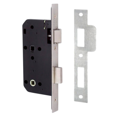 Click Here To Enlarge This Photo Of L14609 - UNION J2C27 DIN Mortice Bathroom Lock 83mm Stainless Steel Square