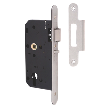Click Here To Enlarge This Photo Of L17301 - UNION JL2C25 DIN Euro Deadlocking Nightlatch Case 83mm Stainless Steel Radius