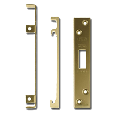 Click Here To Enlarge This Photo Of L4509 - UNION 2954 Rebate to suit 2134 & 2134E Deadlocks 13mm Polished Brass