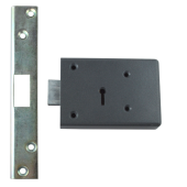 L459 - UNION FB1 Fire Brigade 2 Lever Rim Deadlock R/H