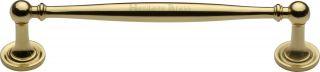 C2533 152-PB Heritage Brass Cabinet Pull Colonial Design 152mm ctc Polished Brass Finish