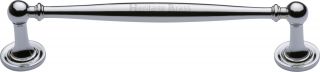 C2533 152-PC Heritage Brass Cabinet Pull Colonial Design 152mm ctc Polished Chrome Finish