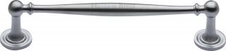 C2533 152-SC Heritage Brass Cabinet Pull Colonial Design 152mm ctc Satin Chrome Finish