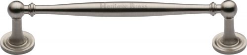 Click Here To Enlarge This Photo Of C2533 152-SN Heritage Brass Cabinet Pull Colonial Design 152mm ctc Satin Nickel Finish