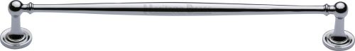 Click Here To Enlarge This Photo Of C2533 254-PC Heritage Brass Cabinet Pull Colonial Design 254mm ctc Polished Chrome Finish