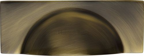 Click Here To Enlarge This Photo Of C2764-AT Heritage Brass Drawer Pull Hampshire Design 57mm ctc Antique Brass Finish