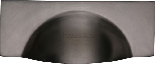 Click Here To Enlarge This Photo Of C2764-MB Heritage Brass Drawer Pull Hampshire Design 57mm ctc Matt Bronze Finish
