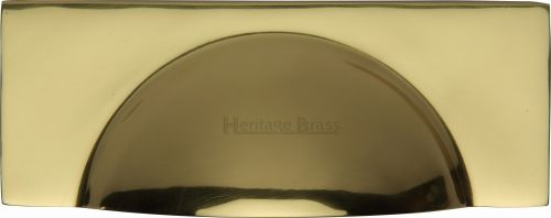 Click Here To Enlarge This Photo Of C2764-PB Heritage Brass Drawer Pull Hampshire Design 57mm ctc Polished Brass Finish