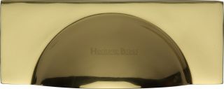 C2764-PB Heritage Brass Drawer Pull Hampshire Design 57mm ctc Polished Brass Finish