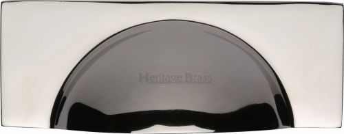 Click Here To Enlarge This Photo Of C2764-PNF Heritage Brass Drawer Pull Hampshire Design 57mm ctc Polished Nickel Finish