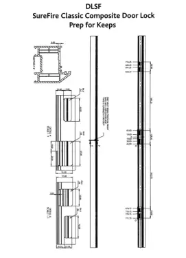 Click Here To Enlarge This Photo Of L29651 - ERA SureFire Hook Keep to suit Composite Doors - Right Hand (DKSFHKR23490)