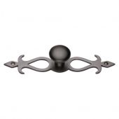 C3074 32-MB M.Marcus Heritage Brass Cabinet Knob Round Backplate Design 32mm Matt Bronze