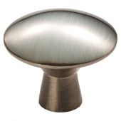 FTD523SN - Carlisle Brass Fingertip Design Disc Knob 27mm Satin Nickel