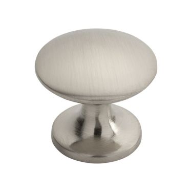 Click Here To Enlarge This Photo Of FTD346SN - Carlisle Brass Fingertip Design Silhouette Knob 30mm Satin Nickel