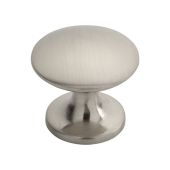 FTD346SN - Carlisle Brass Fingertip Design Silhouette Knob 30mm Satin Nickel
