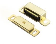 FTD850EB - Carlisle Brass Fingertip Design Steel Magnetic Catch (3.5kg Pull) 46 x 15 x 14mm Electro Brass