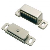 FTD850NP - Carlisle Brass Fingertip Design Steel Magnetic Catch (3.5kg Pull) 46 x 15 x 14mm Nickel Plated