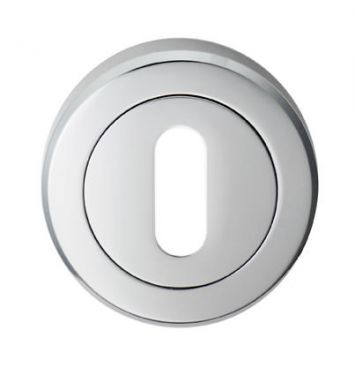 Click Here To Enlarge This Photo Of SZM003CP - Carlisle Brass Serozzetta Standard Key Escutcheon (Concealed Fix) Polished Chrome