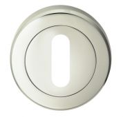 SZR002PN - Carlisle Brass Serozzetta Standard Key Escutcheon (Concealed Fix)  Polished Nickel