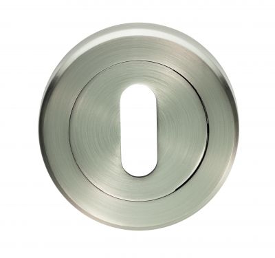 Click Here To Enlarge This Photo Of SZR002SN - Carlisle Brass Serozzetta Standard Key Escutcheon (Concealed Fix)  Satin Nickel
