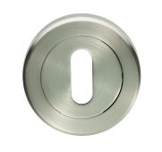SZR002SN - Carlisle Brass Serozzetta Standard Key Escutcheon (Concealed Fix)  Satin Nickel