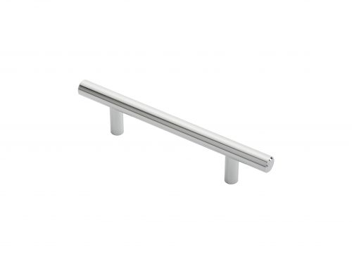Click Here To Enlarge This Photo Of FTD445ACP - Carlisle Brass Fingertip Design 12mm Steel T-Bar Handle (96mm c/c) 156mm Polished Chrome