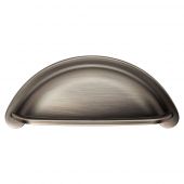 FTD557GM - Carlisle Brass Fingertip Design Cottage Cup Pull 76mm Gun Metal