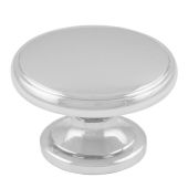 FTD524CP - Carlisle Brass Fingertip Design Oxford Knob 38mm Polished Chrome