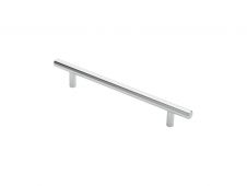 FTD445CCP - Carlisle Brass Fingertip Design 12mm Steel T-Bar Handle (160mm c/c) 220mm Polished Chrome