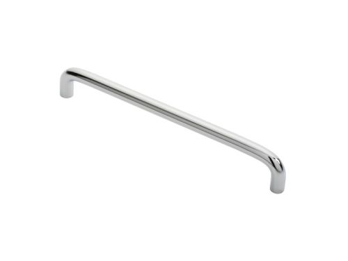Click Here To Enlarge This Photo Of FTD460DCP - Carlisle Brass Fingertip Design 10mm D Handle (192mm c/c) 202mm Polished Chrome