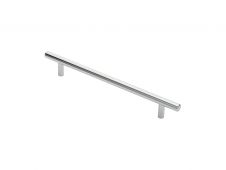 FTD445DCP - Carlisle Brass Fingertip Design 12mm Steel T-Bar Handle (192mm c/c) 252mm Polished Chrome