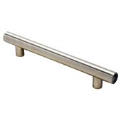 FTD445DSN - Carlisle Brass Fingertip Design 12mm Steel T-Bar Handle (192mm c/c) 252mm Satin Nickel