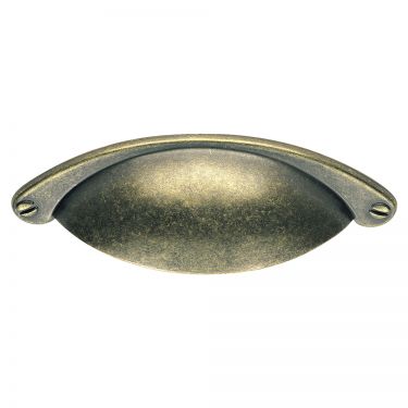 Click Here To Enlarge This Photo Of FTD555AB - Carlisle Brass Fingertip Design Traditional Cup Handle 64mm Antique Brass