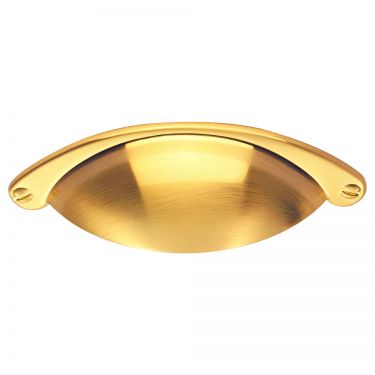 Click Here To Enlarge This Photo Of FTD555SB - Carlisle Brass Fingertip Design Traditional Cup Handle 64mm Satin Brass