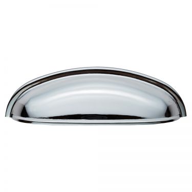Click Here To Enlarge This Photo Of FTD559CP - Carlisle Brass Fingertip Design Modern Shaker Cup Pull 96mm Polished Chrome