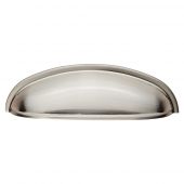 FTD559SN - Carlisle Brass Fingertip Design Modern Shaker Cup Pull 96mm Satin Nickel