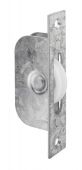 AQ91 - Carlisle Brass Sash Window Axle Pulley (Galvanised Forend With Nylon Wheel) 117 x 25mm