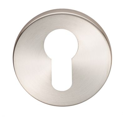 Click Here To Enlarge This Photo Of CSE1006SSS - Carlisle Brass Eurospec Euro Profile Escutcheon Satin Stainless Steel