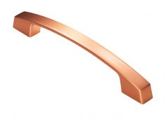 FTD3165CSCO - Carlisle Brass Fingertip Design Bridge Handle (160mm c/c) 207mm Satin Copper