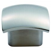 FTD3565SN - Carlisle Brass Fingertip Design Helio Convex Face Knob 32mm Satin Nickel