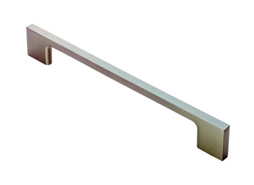 Click Here To Enlarge This Photo Of FTD3065ASN - Carlisle Brass Fingertip Design Slim D Handle (128mm c/c) 152mm Satin Nickel