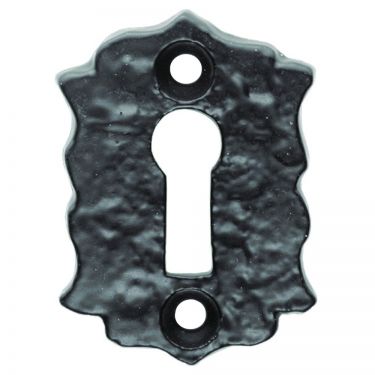 Click Here To Enlarge This Photo Of LF5531 - Carlisle Brass Ludlow Foundries Floral Escutcheon Black Antique